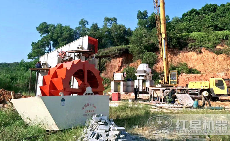 機(jī)制砂洗沙過(guò)程