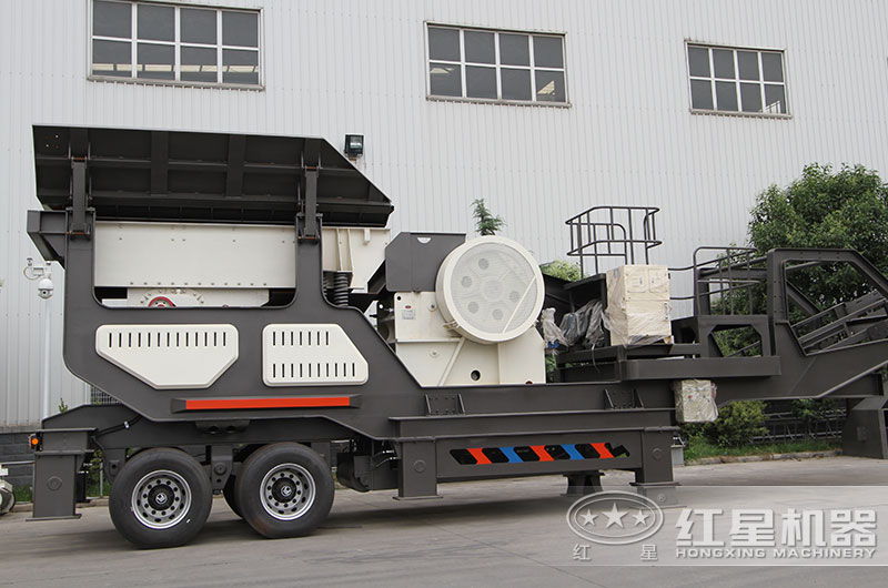 移動輪胎式顎式破碎機 移動輪胎式顎式破碎機