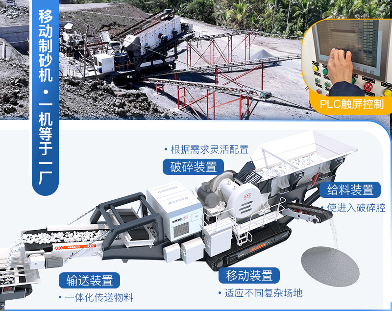移動制砂機