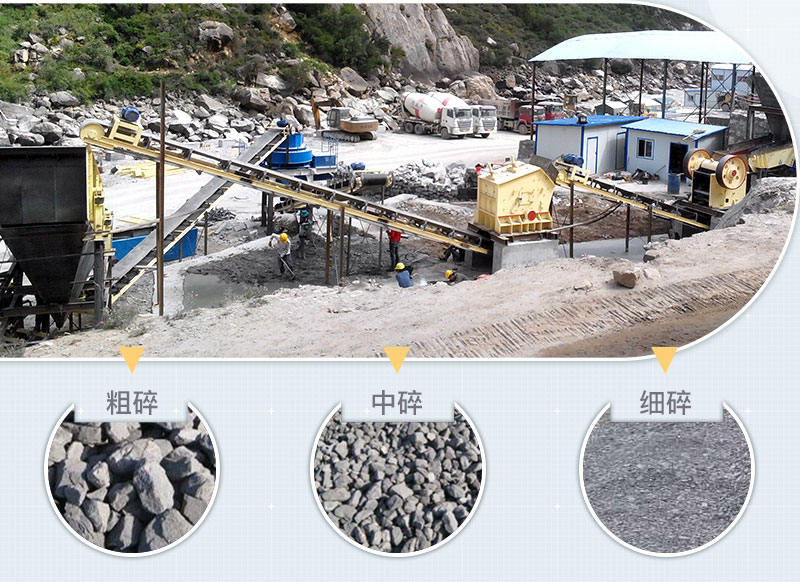石灰石加工現場
