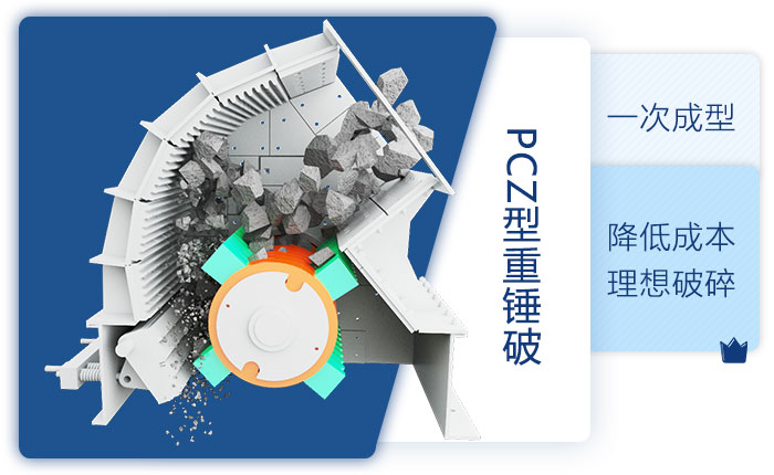 重錘破可實現一次成型