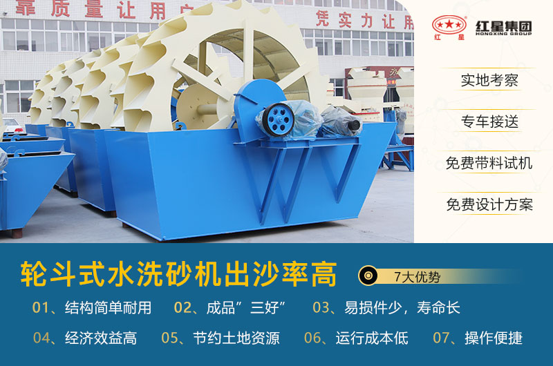 洗砂機出沙率高
