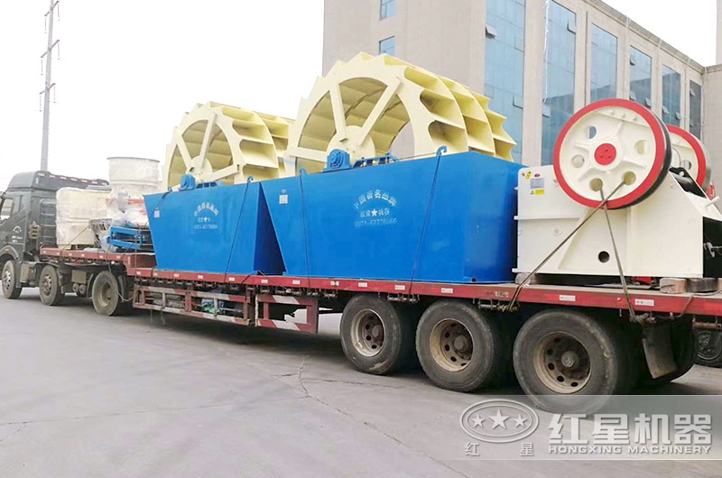 輪式洗砂機(jī)發(fā)貨圖