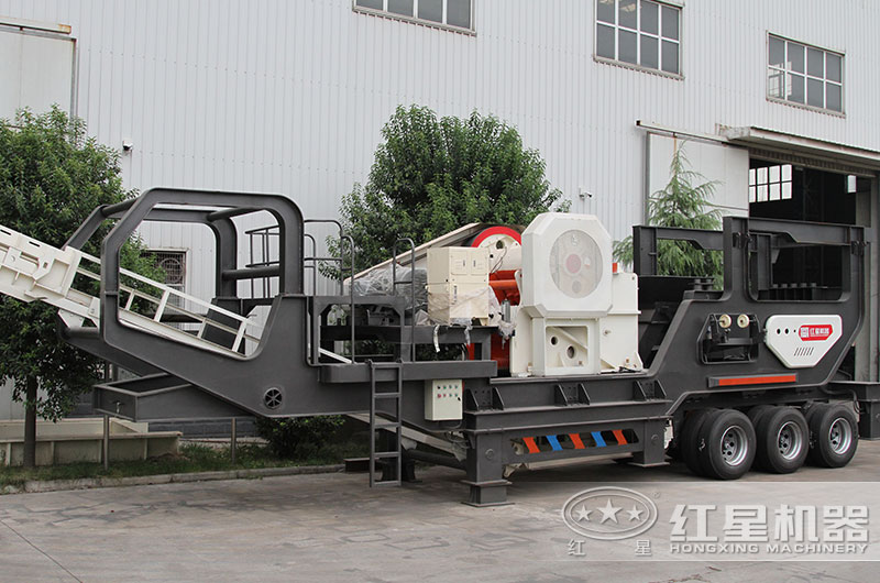輪胎式小型建筑垃圾粉碎機