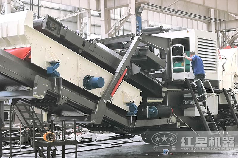 移動振動篩分機