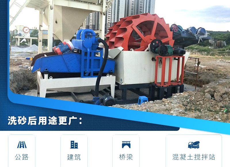 洗砂生產線現場
