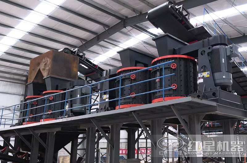 立軸制砂機工作現場圖片