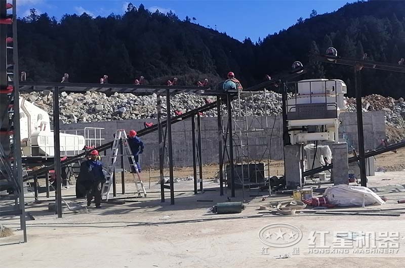 破沙子機現場