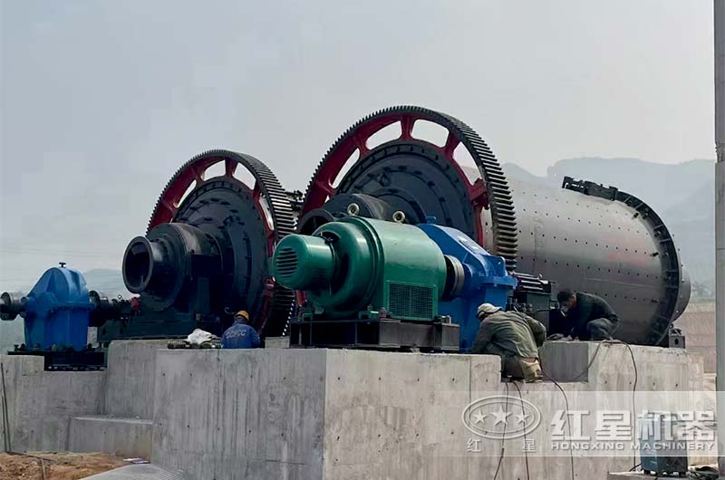 球磨機現場