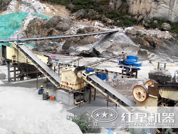 河卵石破碎制砂生產線 河卵石破碎制砂生產線
