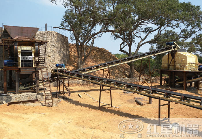 1250×1400反擊式破碎機現場作業圖 1250×1400反擊式破碎機現場作業圖