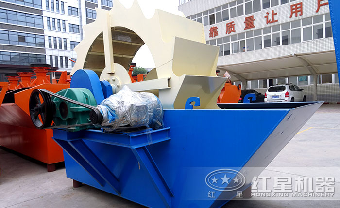 單輪斗式小型洗砂機