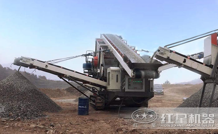 履帶移動破碎機