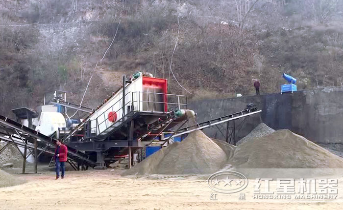 移動制沙作業現場