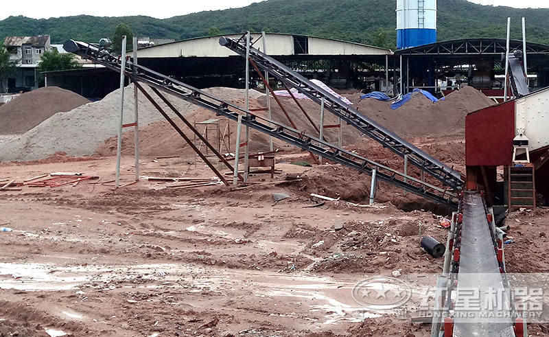 沙石破碎機作業現場