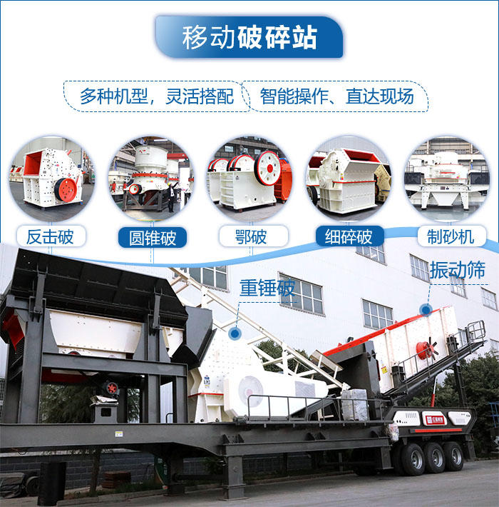 移動建筑垃圾處理設備多種搭配方式