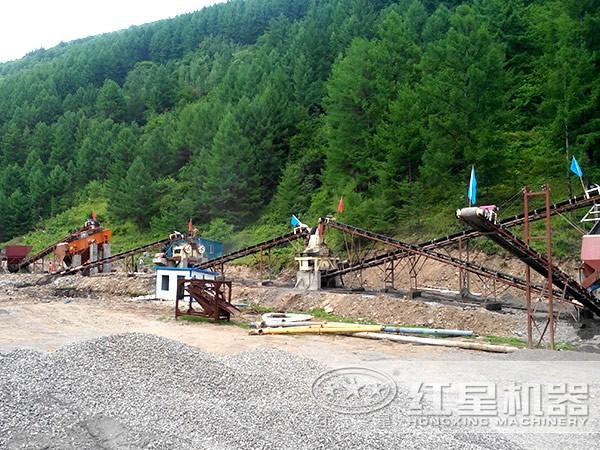 500-600t/h石英石制砂生產線環保生產