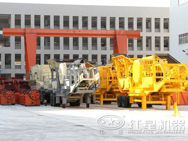 車載碎石機：反擊石移動破碎站